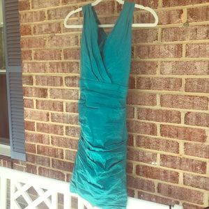 Nicole Miller x back ruched dress